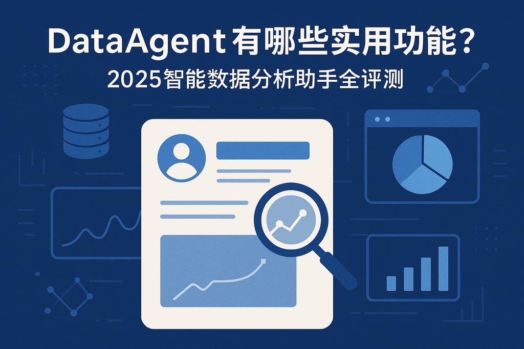 DataAgent有哪些实用功能？2025智能数据分析助手全评测