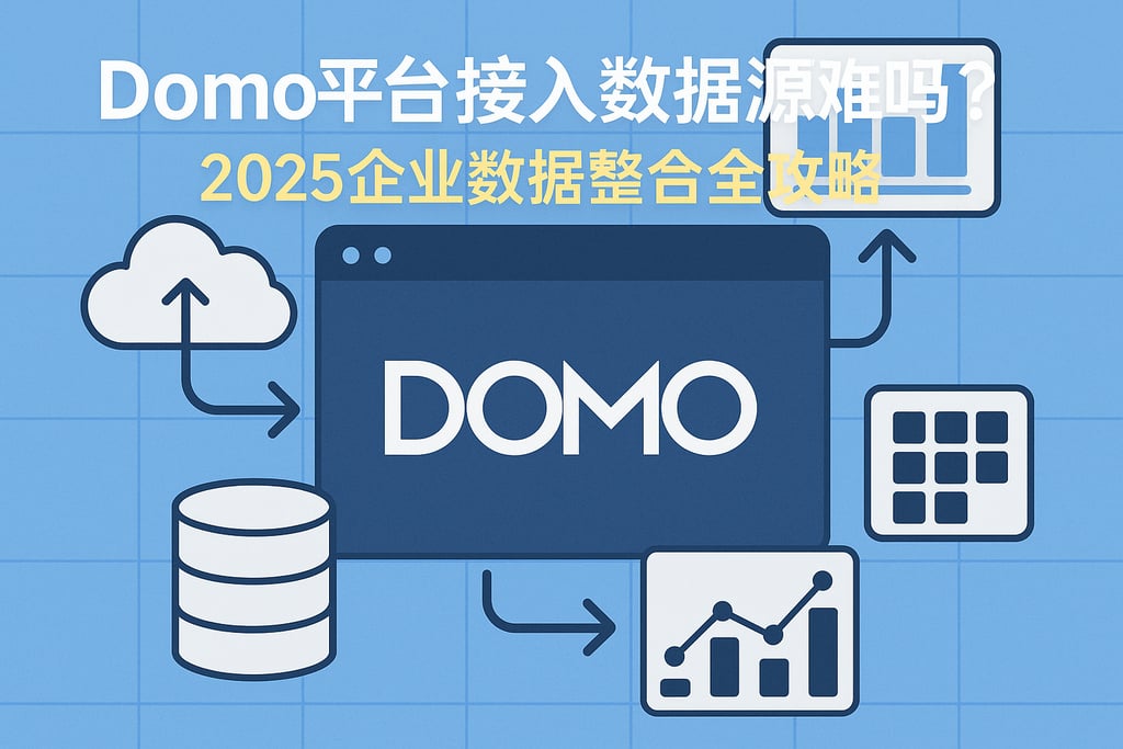 Domo平台接入数据源难吗？2025企业数据整合全攻略