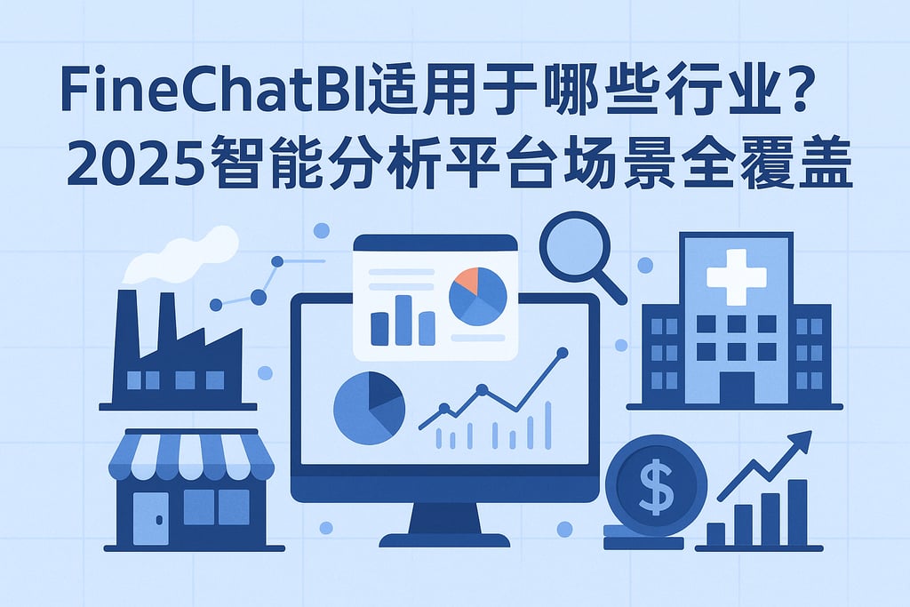 FineChatBI适用于哪些行业？2025智能分析平台场景全覆盖