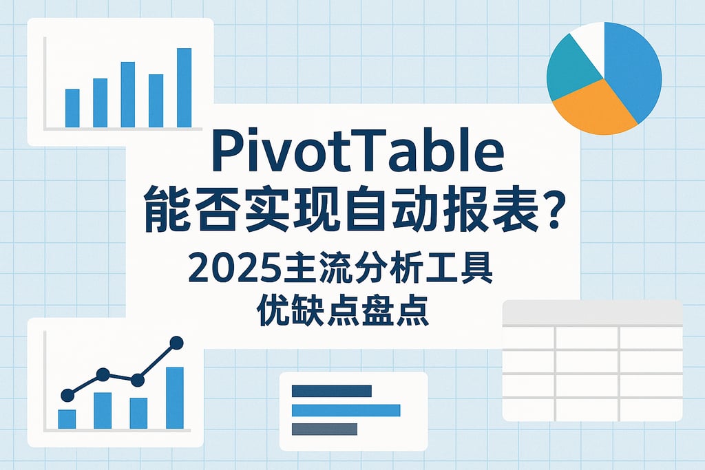 Pivotable能否实现自动报表？2025主流分析工具优缺点盘点