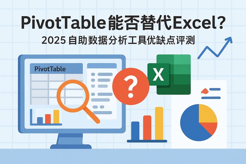 Pivotable能否替代Excel？2025自助数据分析工具优缺点评测