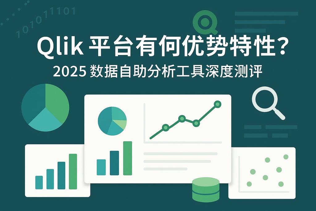 Qlik平台有何优势特性？2025数据自助分析工具深度测评
