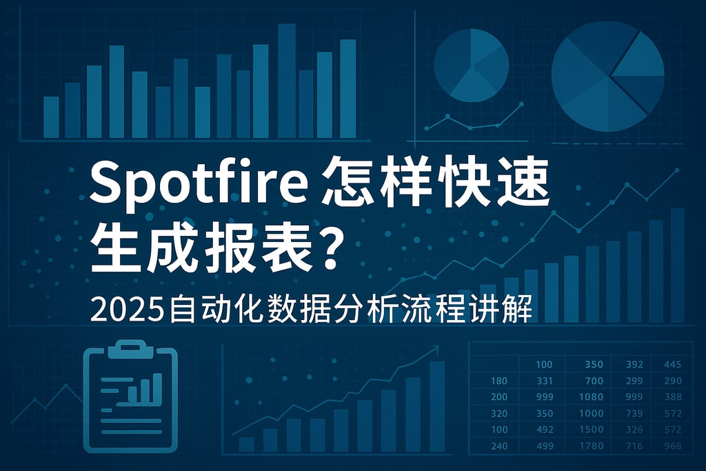 Spotfire怎样快速生成报表？2025自动化数据分析流程讲解