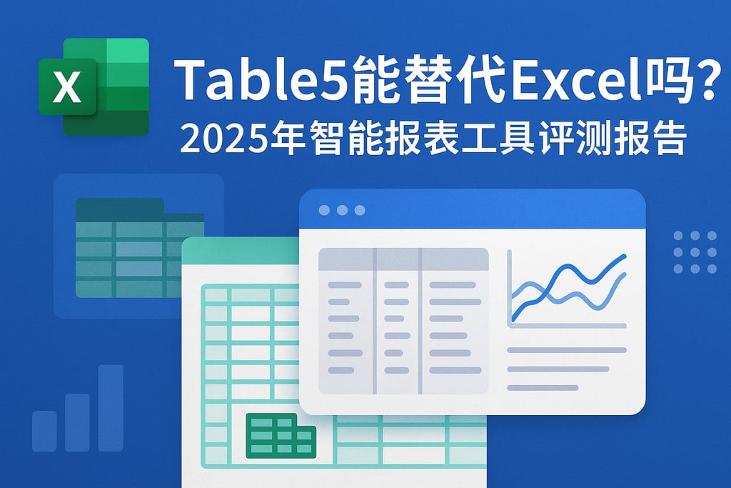 Table5能替代Excel吗？2025年智能报表工具评测报告