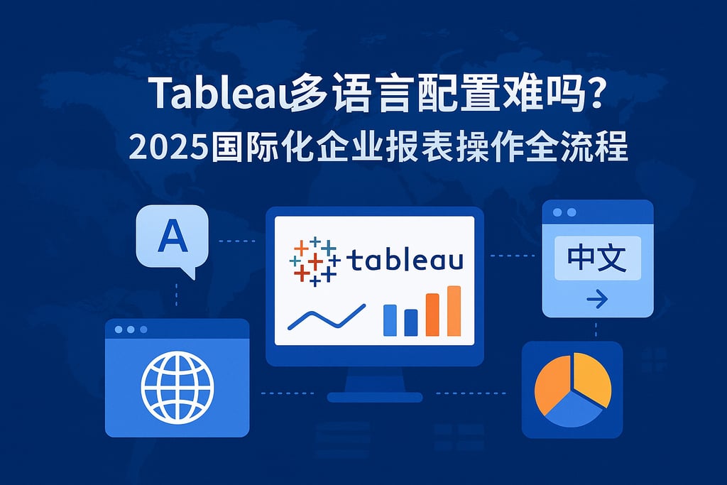 Tableau多语言配置难吗？2025国际化企业报表操作全流程