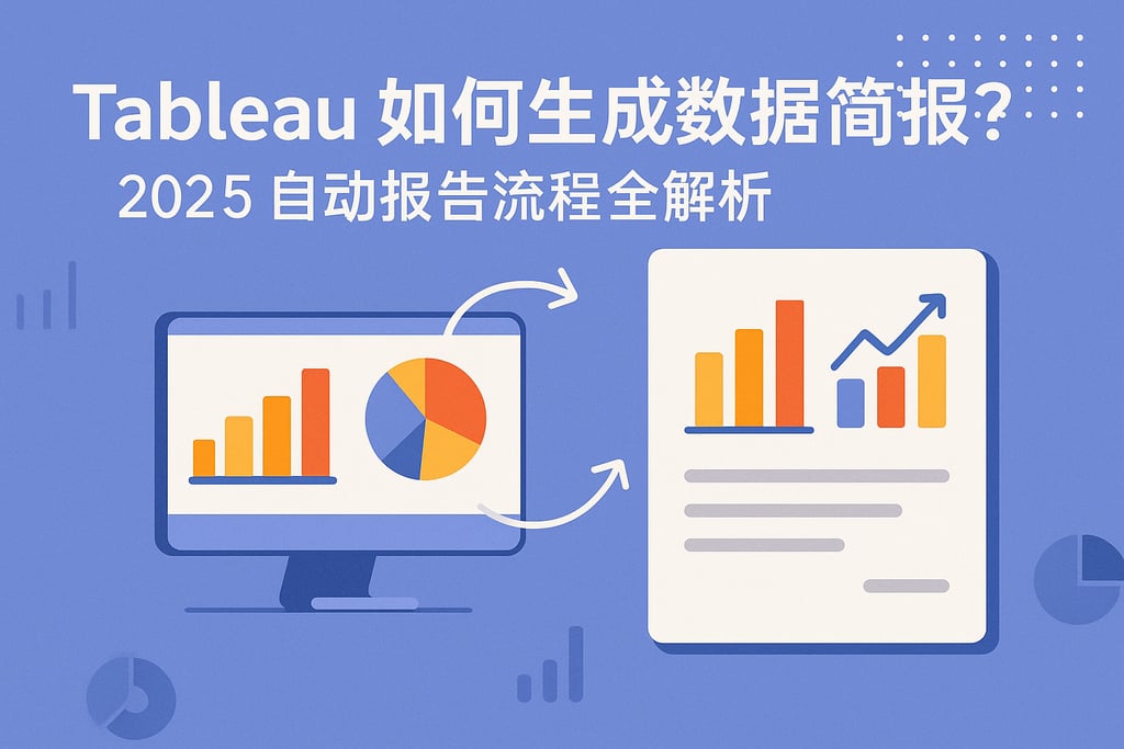 Tableau如何生成数据简报？2025自动报告流程全解析