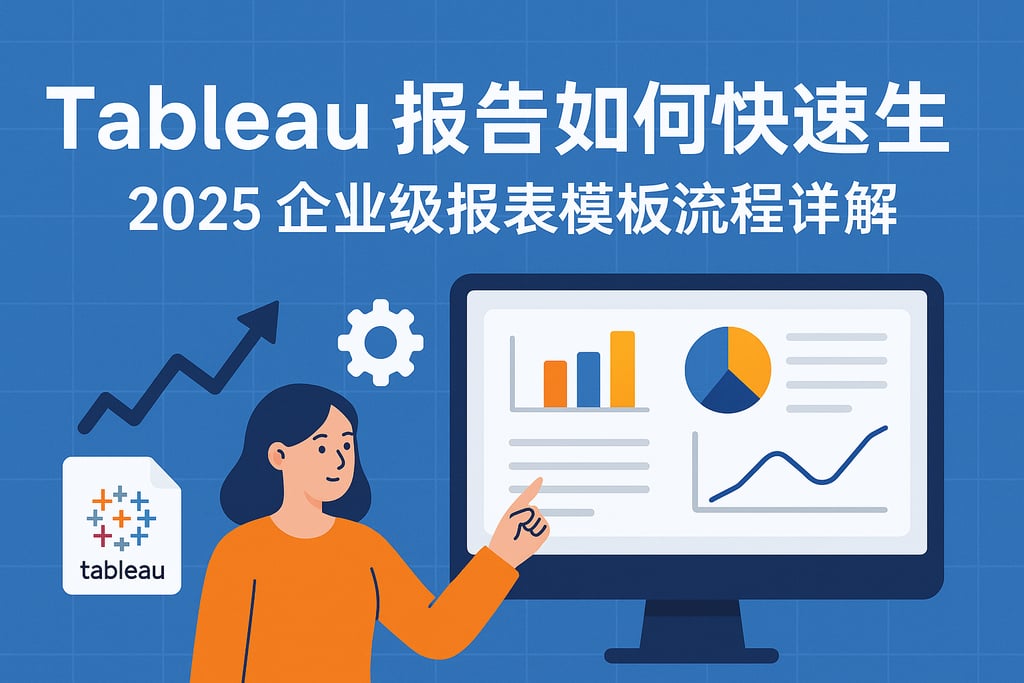 Tableau报告如何快速生成？2025企业级报表模板流程详解