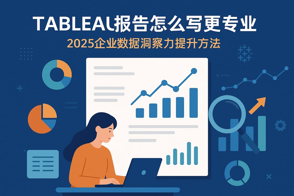 Tableau报告怎么写更专业？2025企业数据洞察力提升方法