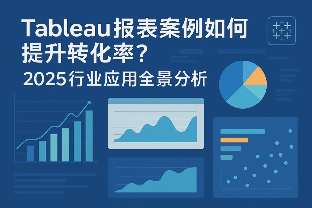 Tableau报表案例如何提升转化率？2025行业应用全景分析