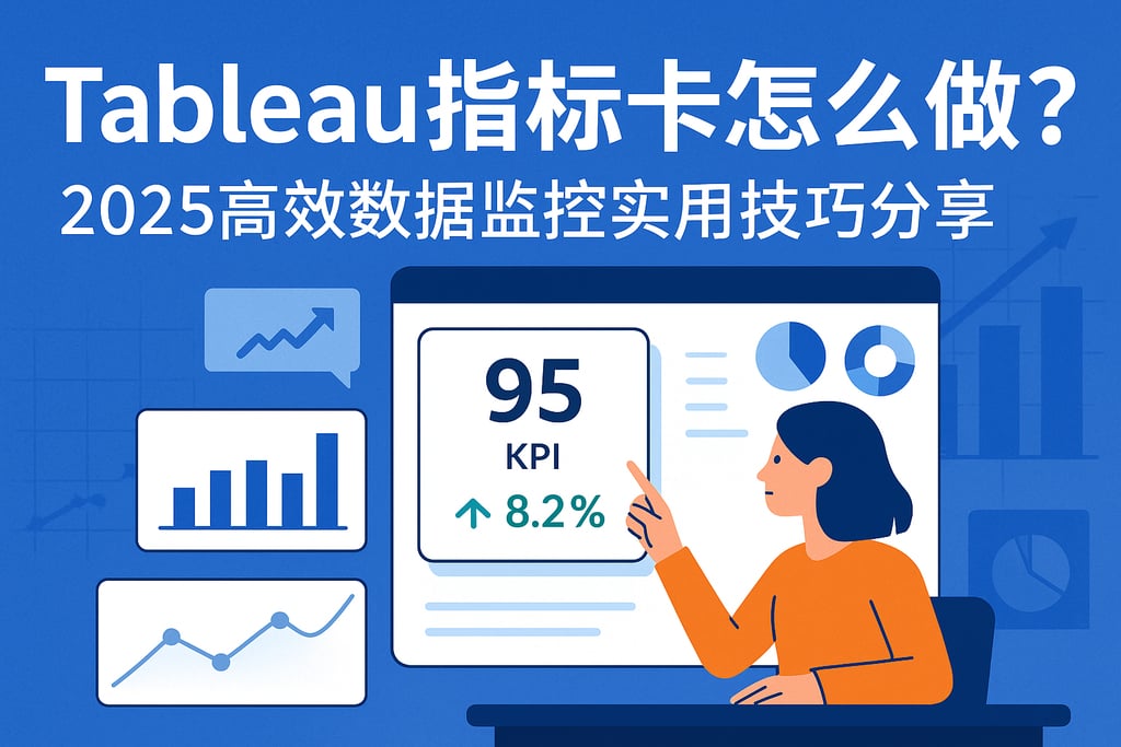 Tableau指标卡怎么做？2025高效数据监控实用技巧分享