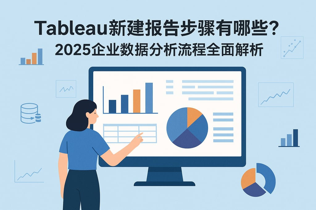 Tableau新建报告步骤有哪些？2025企业数据分析流程全面解析