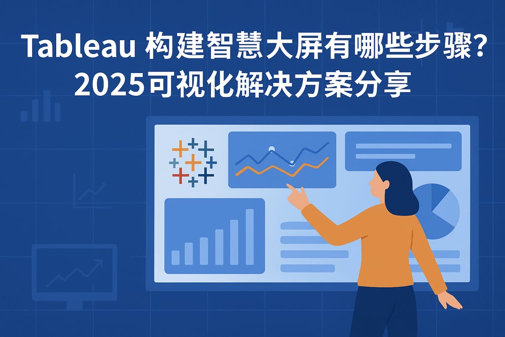 Tableau构建智慧大屏有哪些步骤？2025可视化解决方案分享