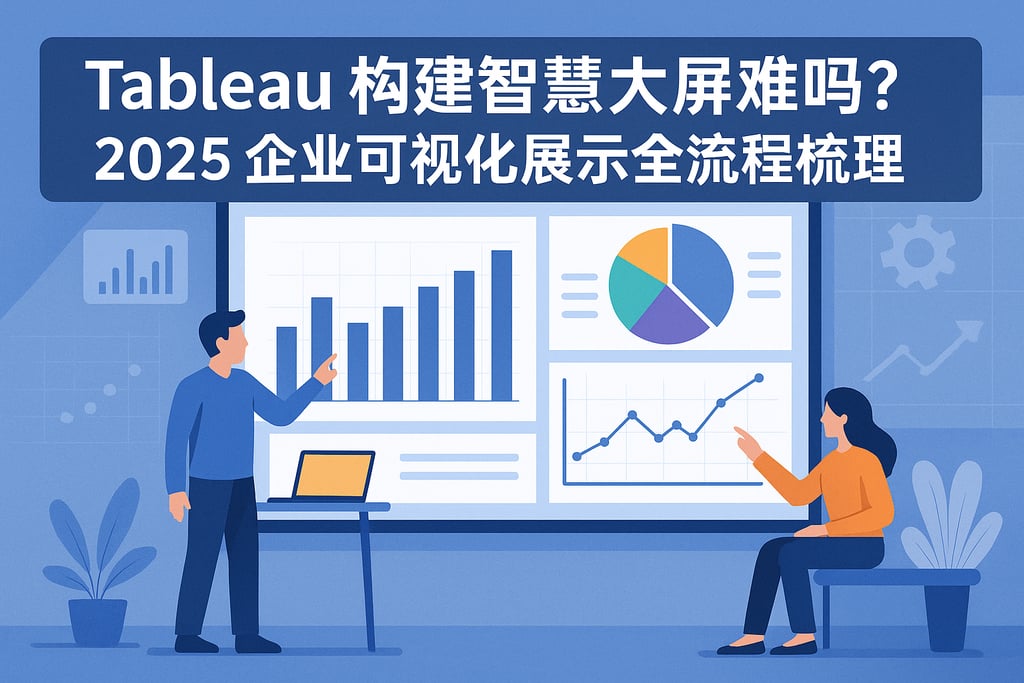 Tableau构建智慧大屏难吗？2025企业可视化展示全流程梳理