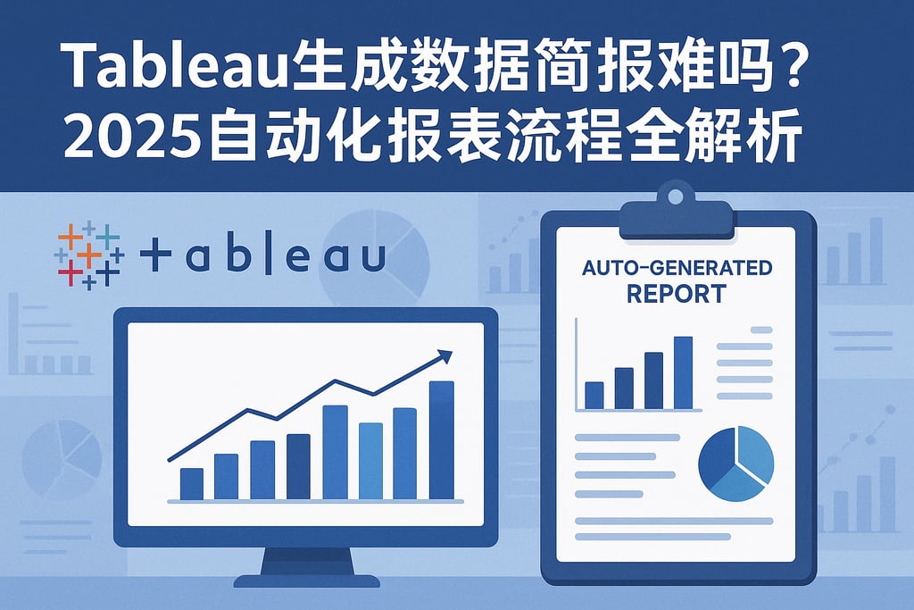 Tableau生成数据简报难吗？2025自动化报表流程全解析