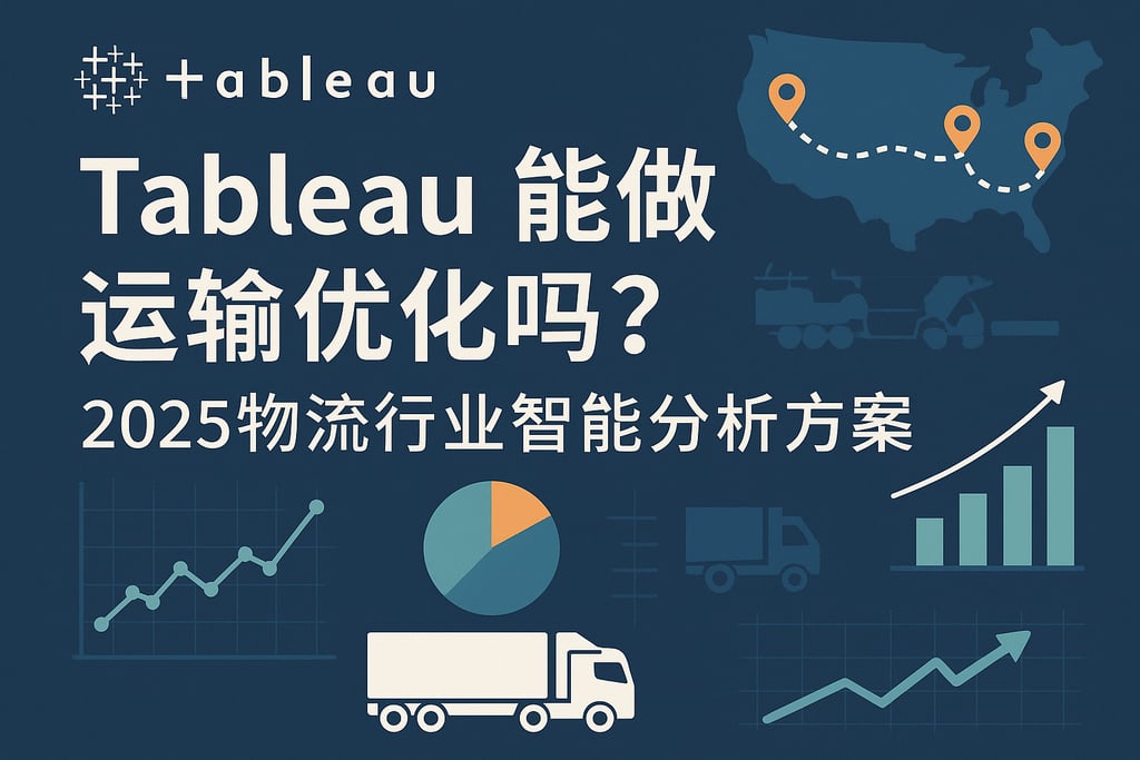 Tableau能做运输优化吗？2025物流行业智能分析方案