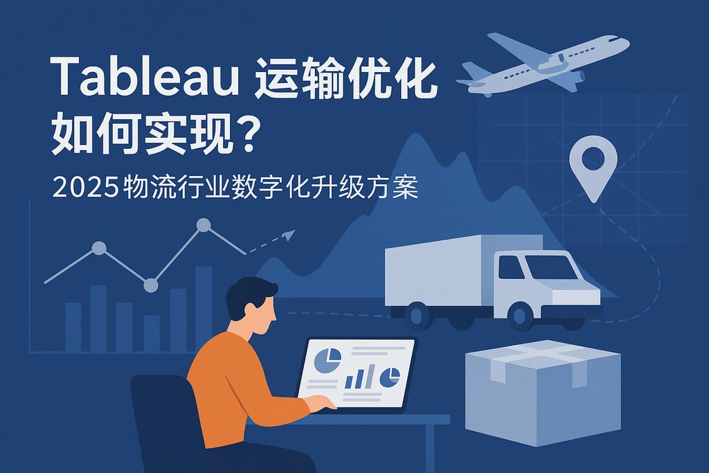 Tableau运输优化如何实现？2025物流行业数字化升级方案