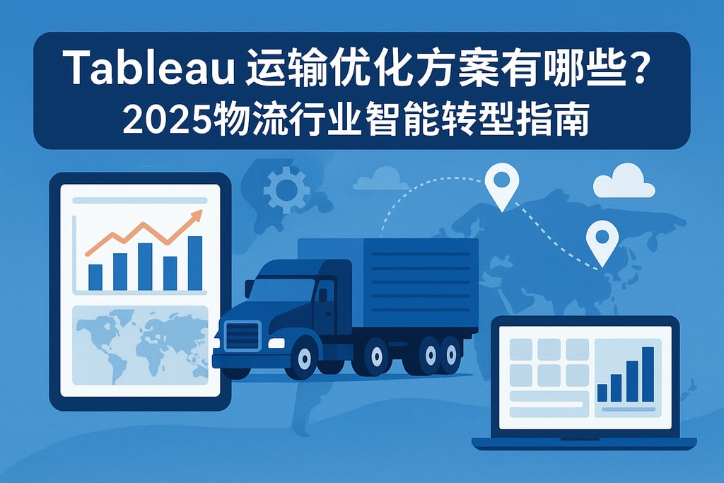 Tableau运输优化方案有哪些？2025物流行业智能转型指南