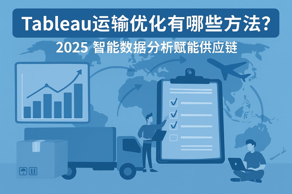 Tableau运输优化有哪些方法？2025智能数据分析赋能供应链