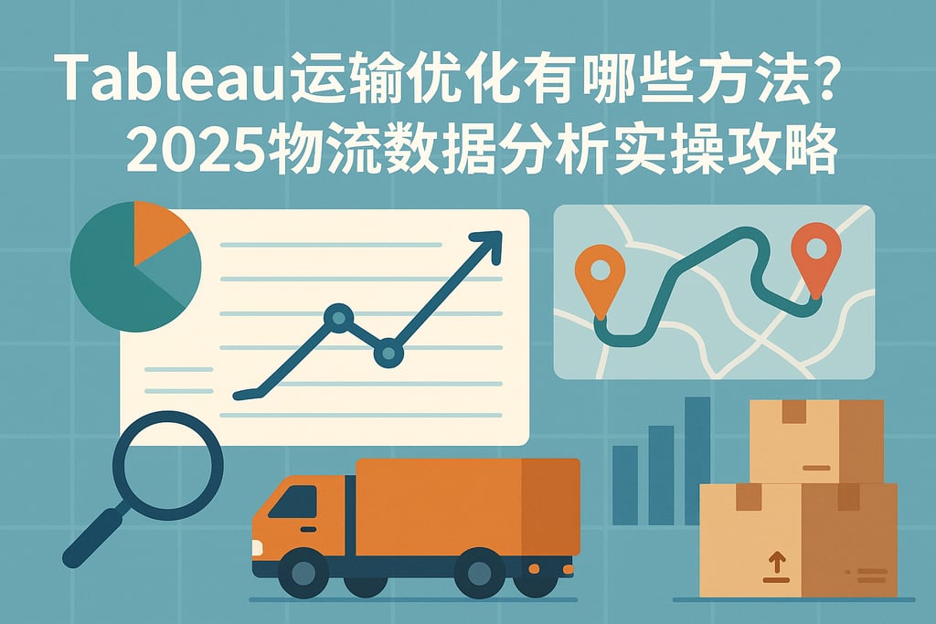 Tableau运输优化有哪些方法？2025物流数据分析实操攻略