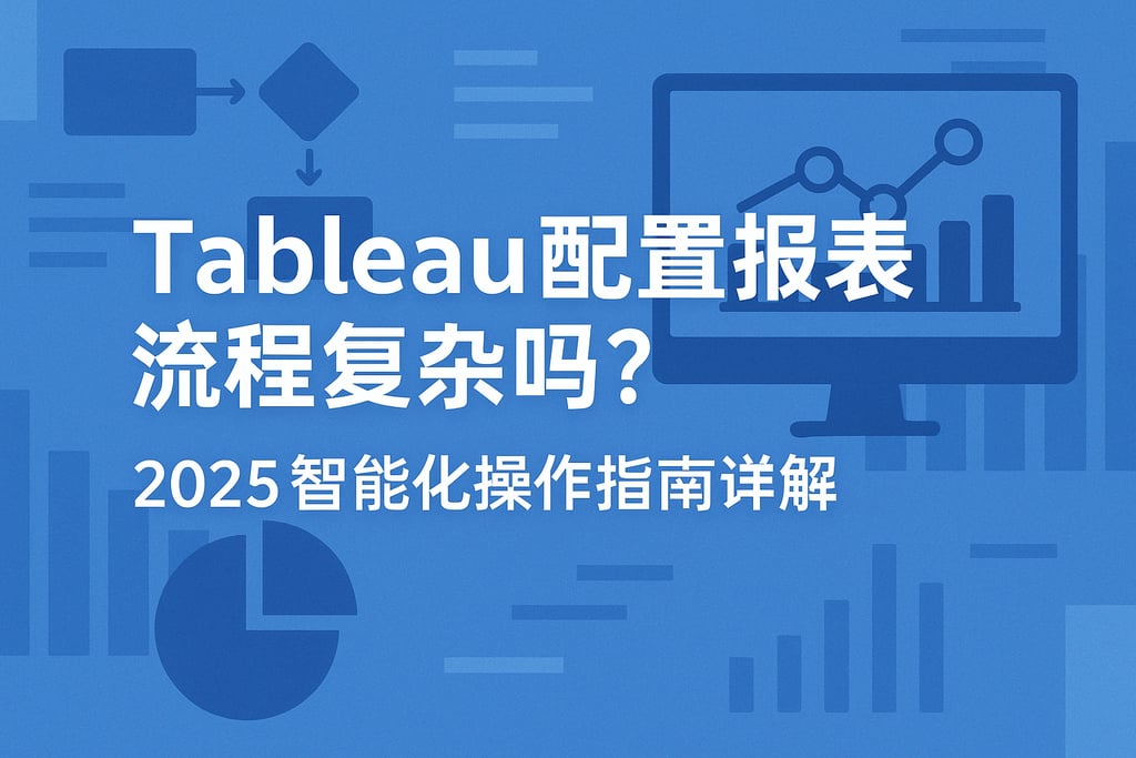 Tableau配置报表流程复杂吗？2025智能化操作指南详解