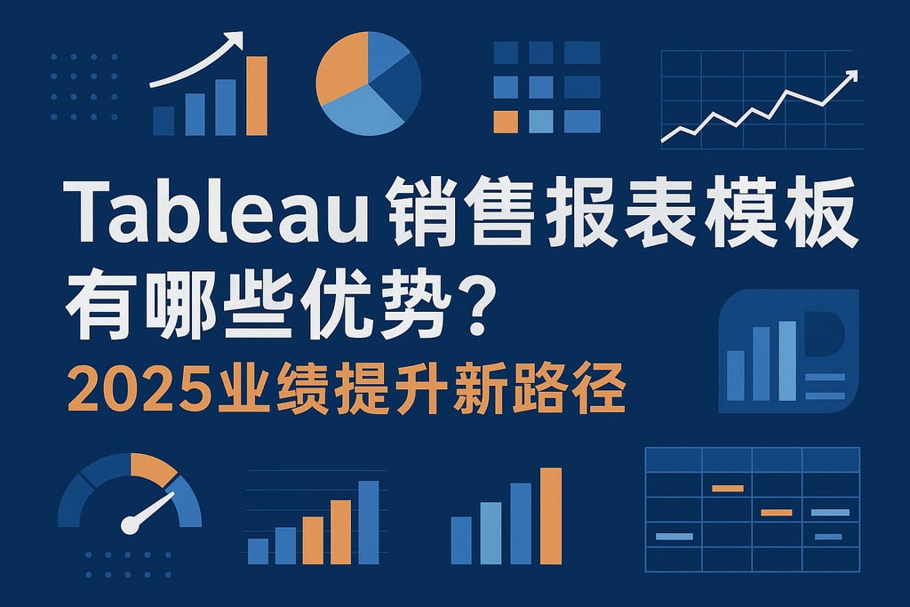 Tableau销售报表模板有哪些优势？2025业绩提升新路径
