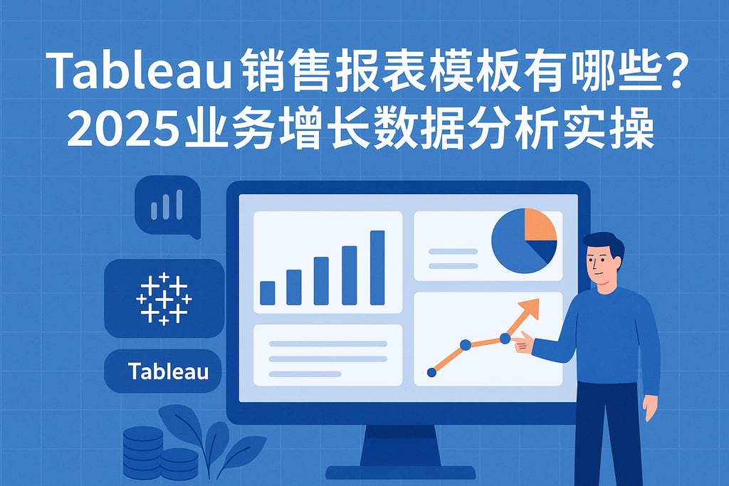 Tableau销售报表模板有哪些？2025业务增长数据分析实操