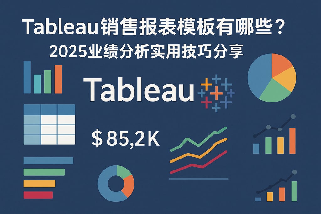Tableau销售报表模板有哪些？2025业绩分析实用技巧分享