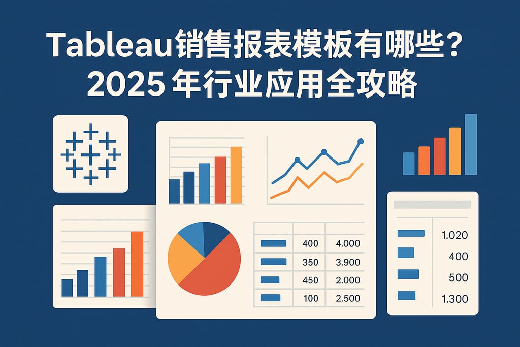 Tableau销售报表模板有哪些？2025年行业应用全攻略