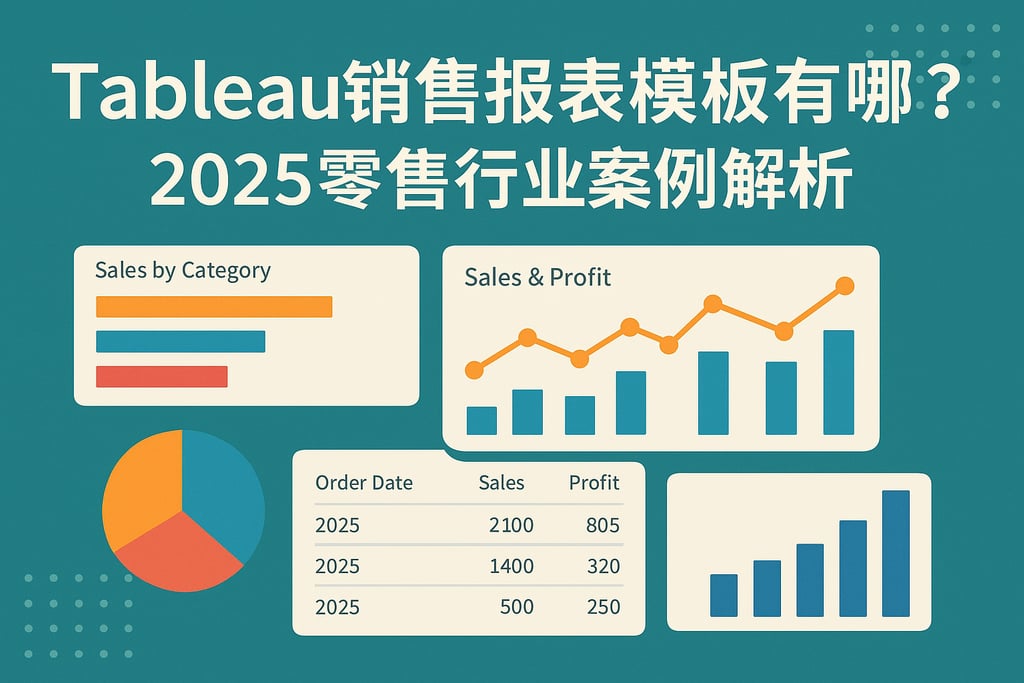 Tableau销售报表模板有哪些？2025零售行业案例解析
