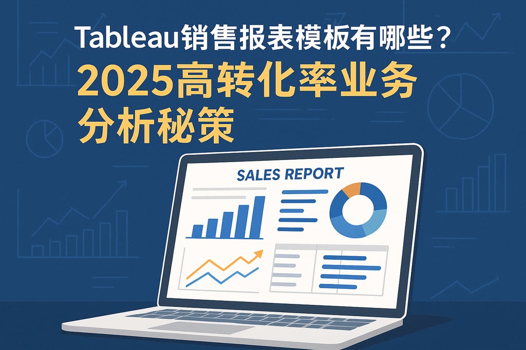 Tableau销售报表模板有哪些？2025高转化率业务分析秘籍