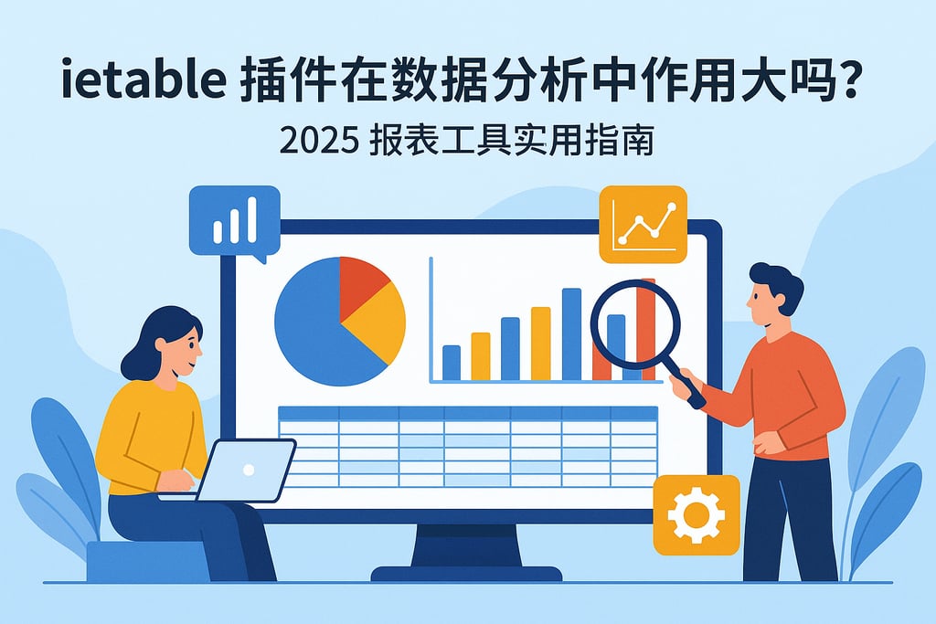 ietable插件在数据分析中作用大吗？2025报表工具实用指南