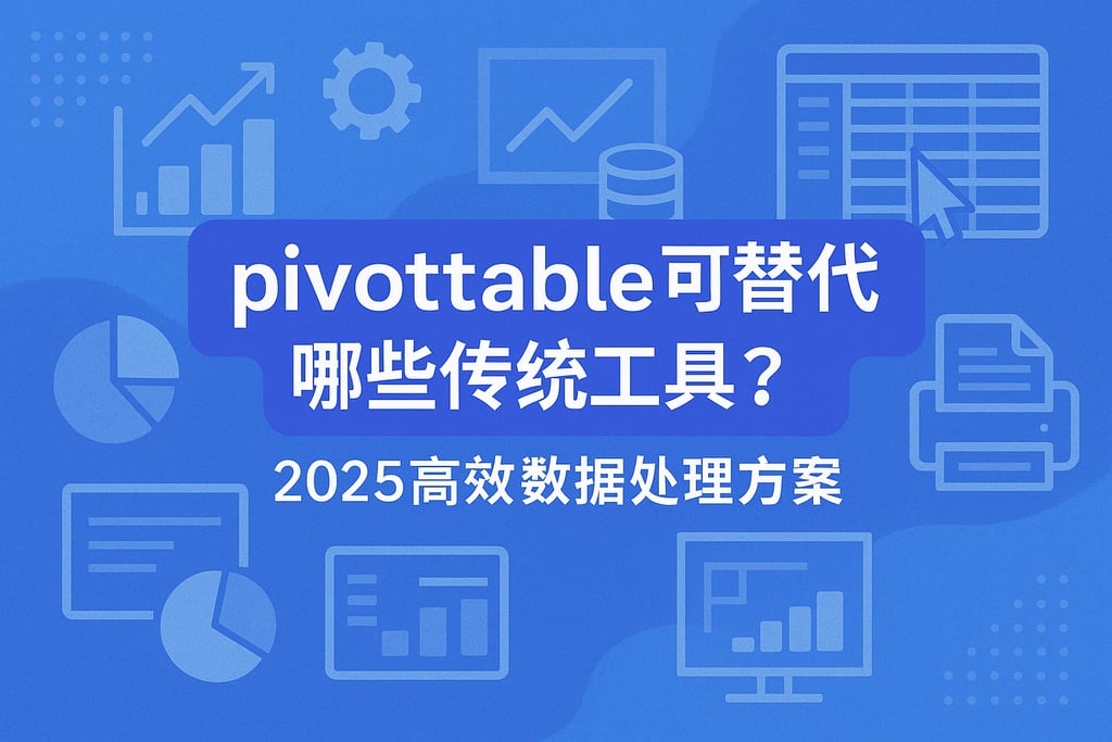 pivotable可替代哪些传统工具？2025高效数据处理方案
