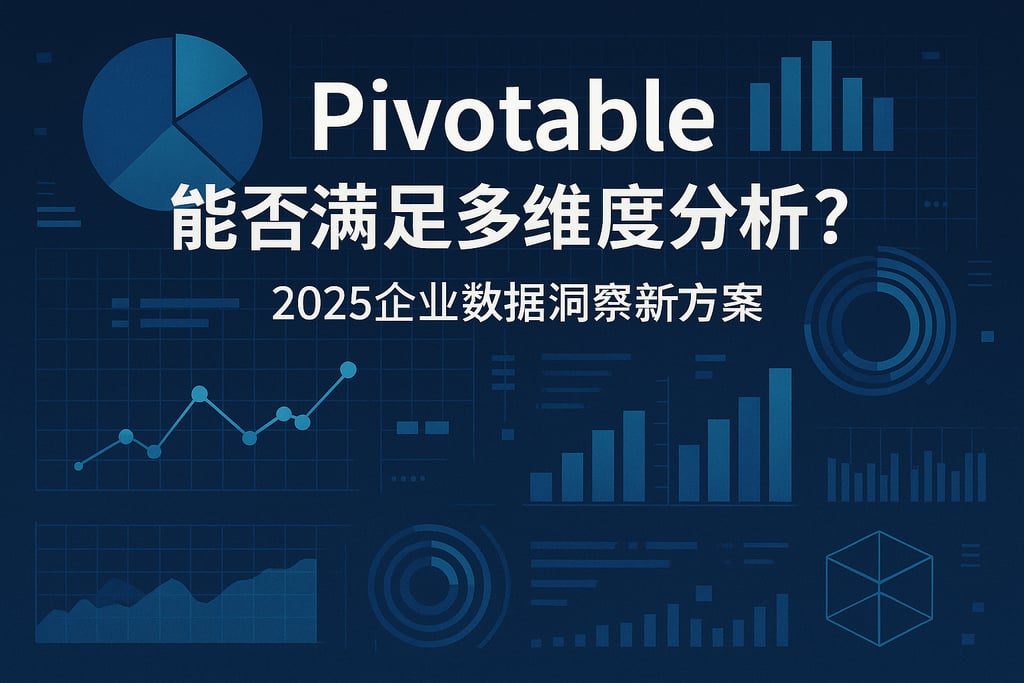 pivotable能否满足多维度分析？2025企业数据洞察新方案
