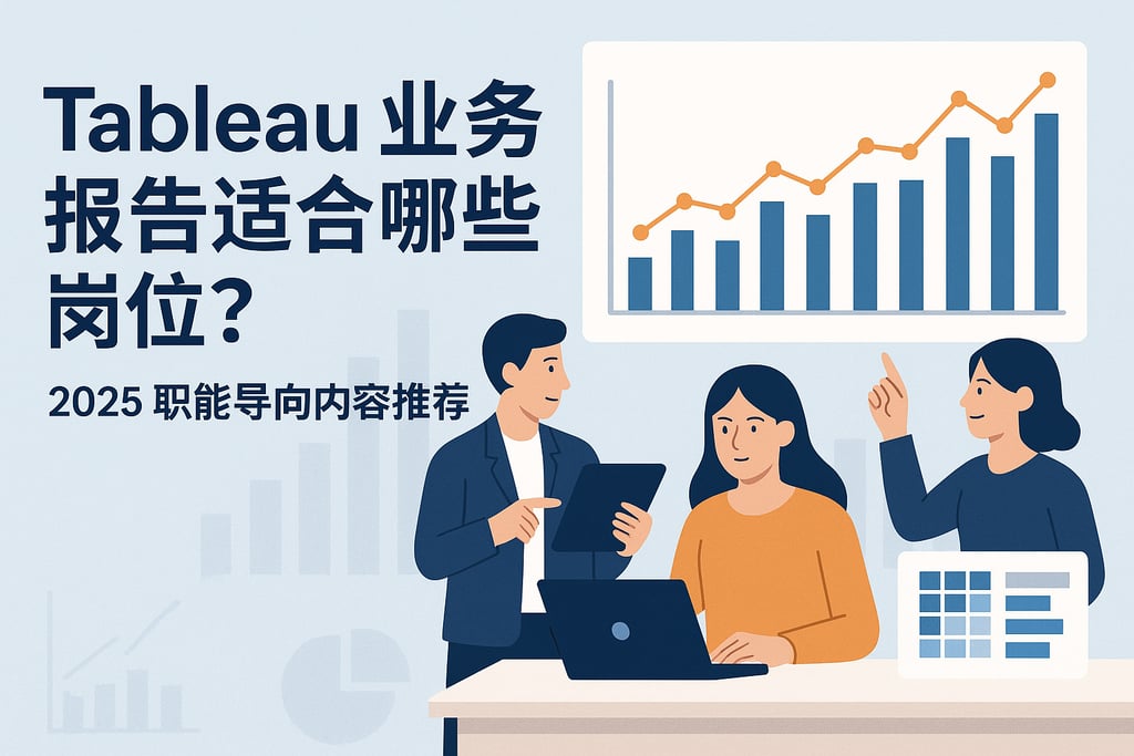 tableau业务报告适合哪些岗位？2025职能导向内容推荐