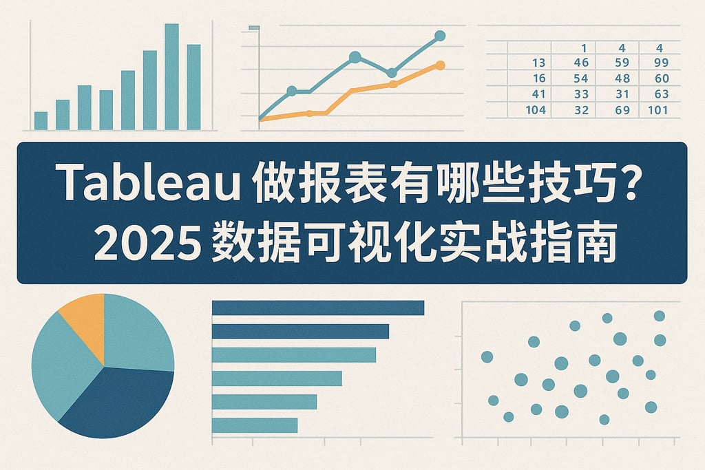 tableau做报表有哪些技巧？2025数据可视化实战指南