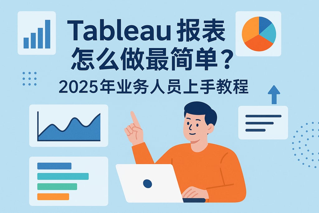 tableau报表怎么做最简单？2025业务人员上手教程