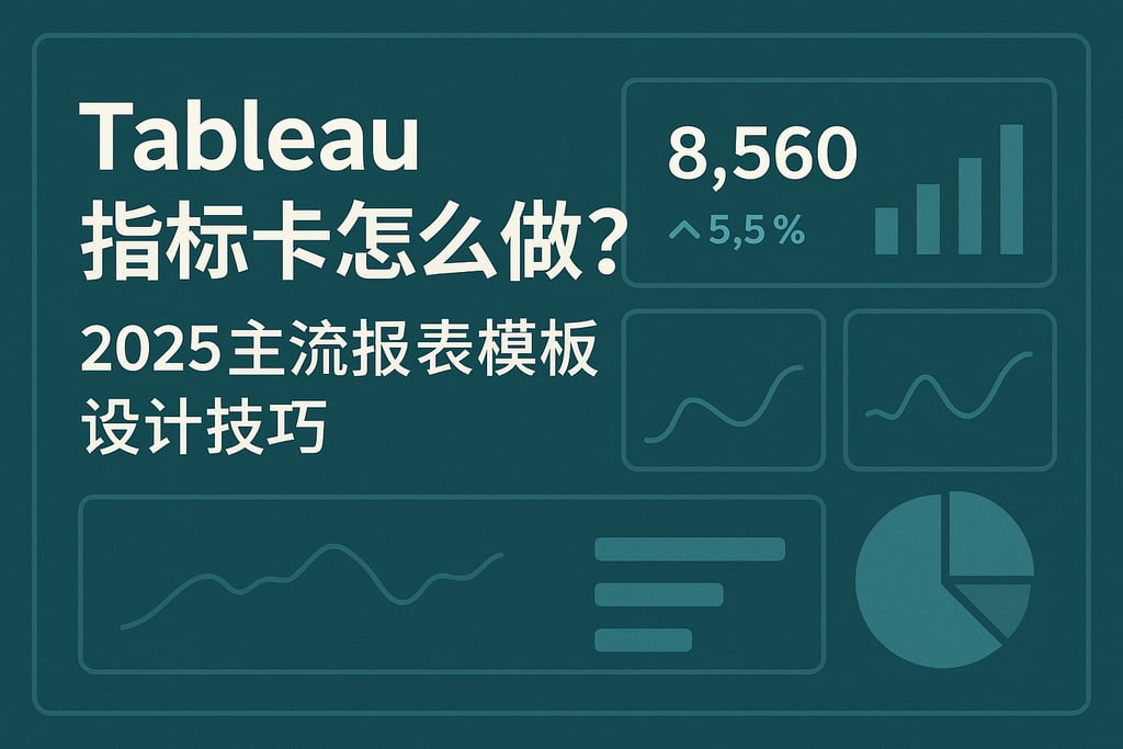 tableau指标卡怎么做？2025主流报表模板设计技巧