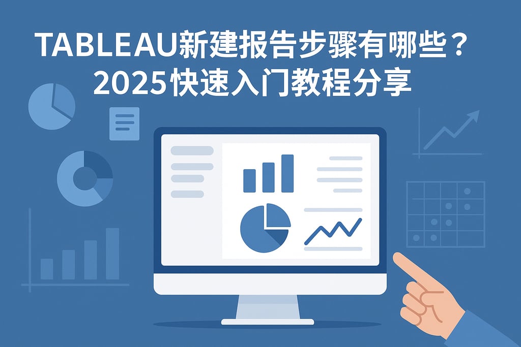 tableau新建报告步骤有哪些？2025快速入门教程分享