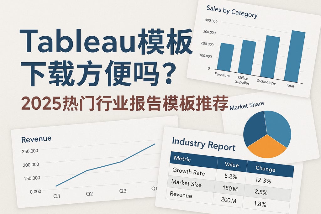 tableau模板下载方便吗？2025热门行业报告模板推荐