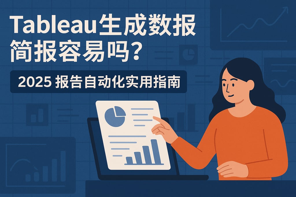 tableau生成数据简报容易吗？2025报告自动化实用指南