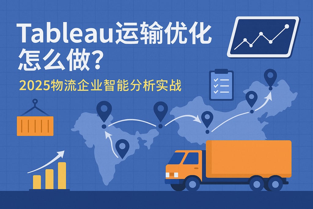 tableau运输优化怎么做？2025物流企业智能分析实战