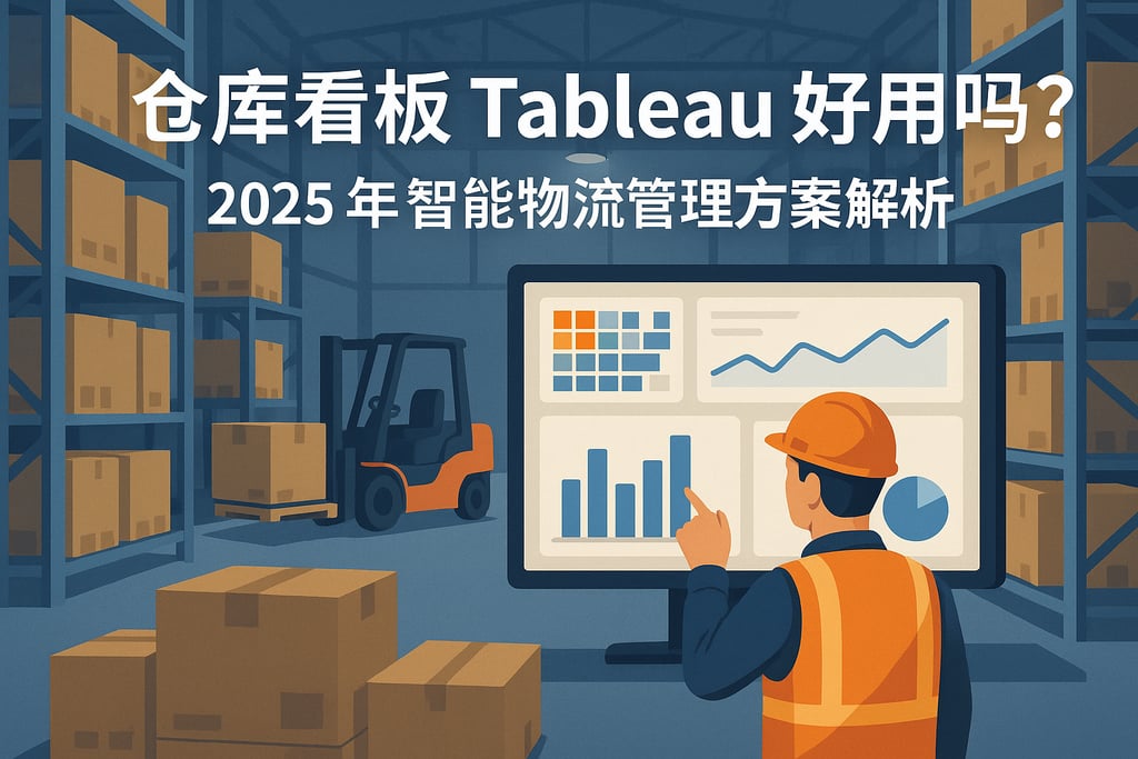仓库看板Tableau好用吗？2025年智能物流管理方案解析