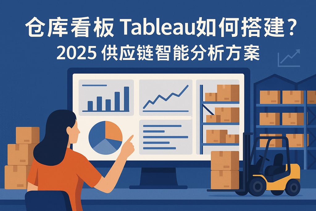 仓库看板Tableau如何搭建？2025供应链智能分析方案