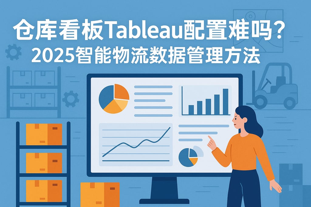 仓库看板Tableau配置难吗？2025智能物流数据管理方法