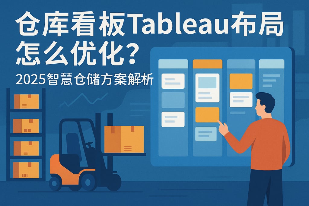 仓库看板tableau布局怎么优化？2025智慧仓储方案解析