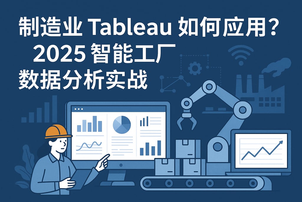 制造业Tableau如何应用？2025智能工厂数据分析实战