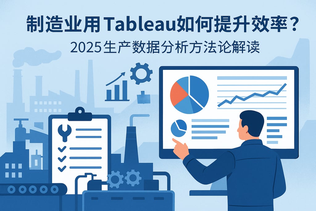 制造业用Tableau如何提升效率？2025生产数据分析方法论解读