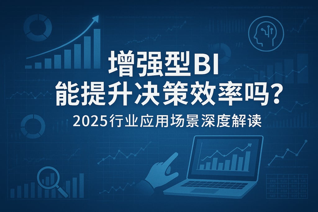 增强型BI能提升决策效率吗？2025行业应用场景深度解读
