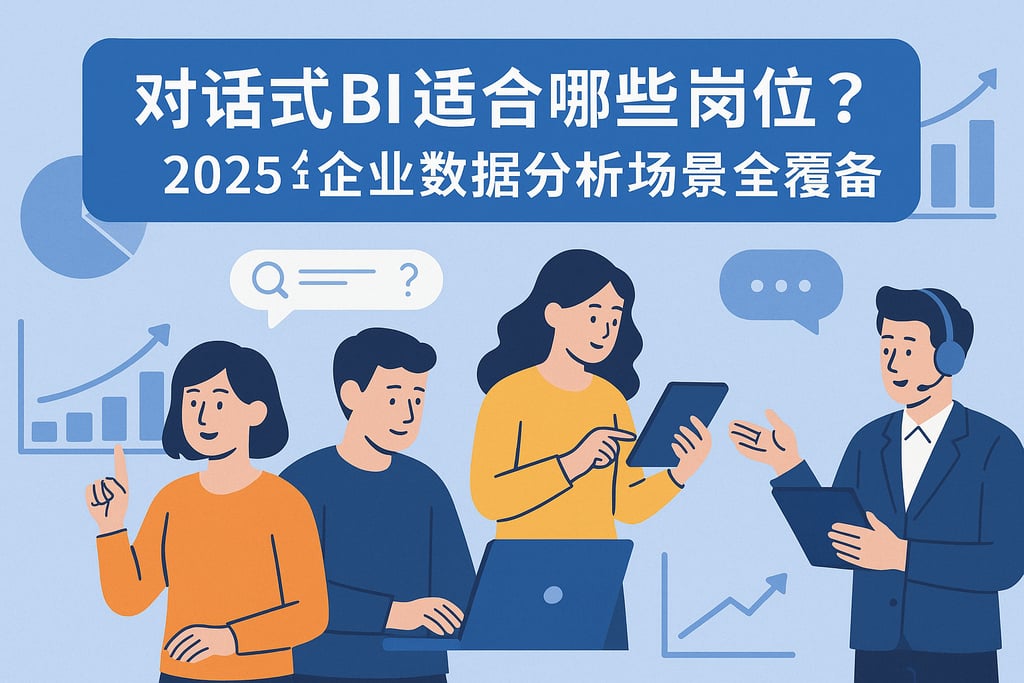 对话式BI适合哪些岗位？2025企业数据分析场景全覆盖