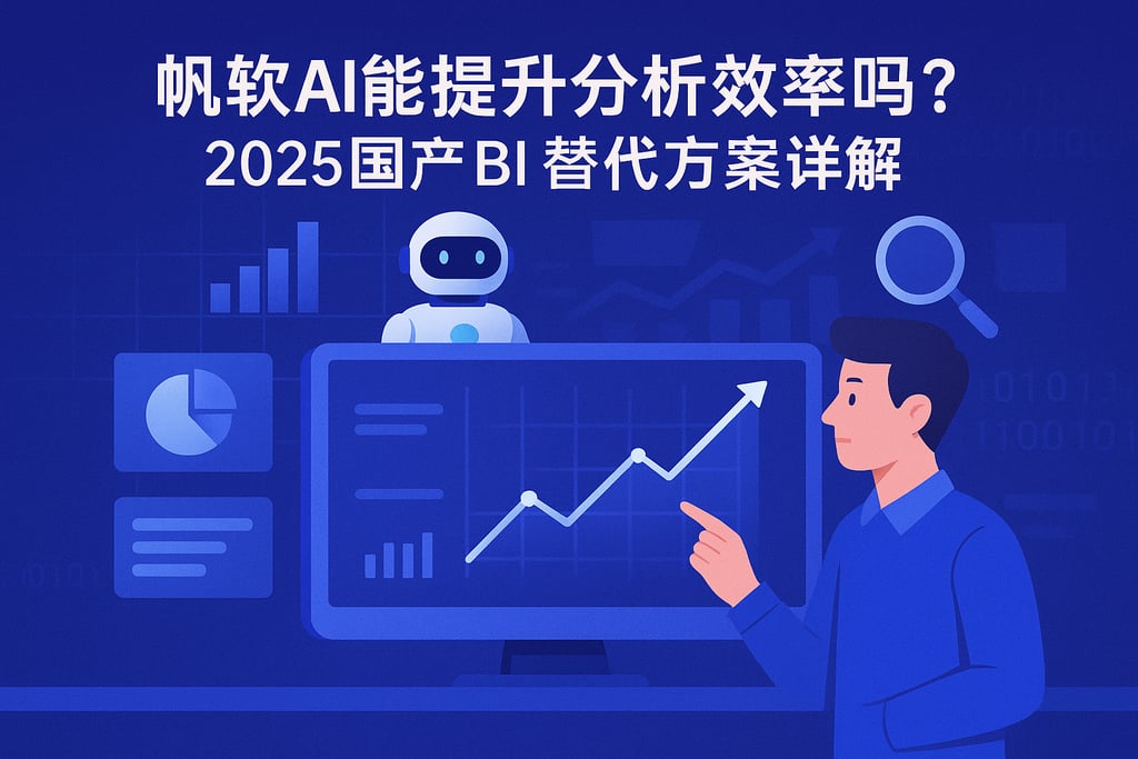 帆软AI能提升分析效率吗？2025国产BI替代方案详解